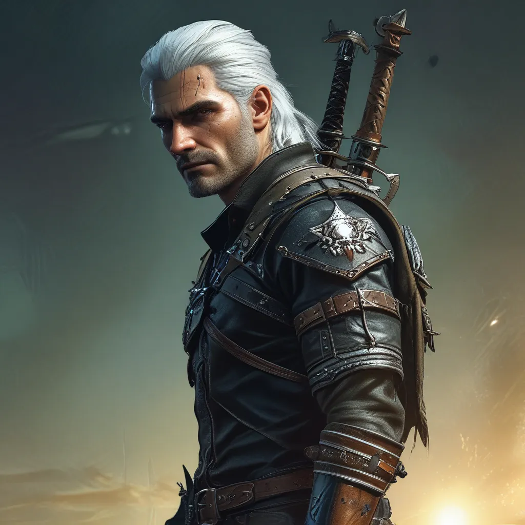 Jak wyglądałby Geralt z Rivii w wersji cyberpunkowej? Sprawdź wizualizację